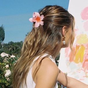 emi jay super bloom clip in guava 🌸